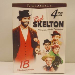 RED SKELTON TV Classics 18 Episodes 4 DVD Box Set Full Screen